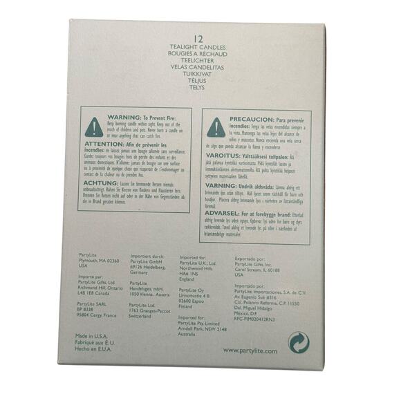 PartyLite Blackberry Sage Universal Tea Light Candles (12) Discontinued Purple - Picture 3 of 3